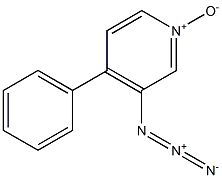 3-AZIDO-4-PHENYLPYRIDINE 1-OXIDE 结构式
