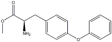 METHYL (2R)-2-AMINO-3-(4-PHENOXYPHENYL)PROPANOATE 结构式