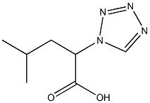 4-METHYL-2-TETRAZOL-1-YL-PENTANOIC ACID 结构式