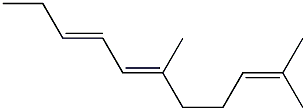 6,10-DIMETHYL-3,5,9-UNDECATRIENE 结构式