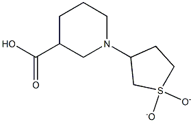 1-(1,1-DIOXIDOTETRAHYDROTHIEN-3-YL)PIPERIDINE-3-CARBOXYLIC ACID 结构式
