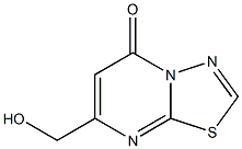 7-(HYDROXYMETHYL)-5H-[1,3,4]THIADIAZOLO[3,2-A]PYRIMIDIN-5-ONE 结构式