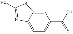 2-HYDROXY-1,3-BENZOTHIAZOLE-6-CARBOXYLIC ACID 结构式