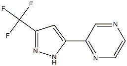 5-(PYRAZINE-2-YL)-3-(TRIFLUOROMETHYL)PYRAZOLE 结构式