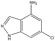 4-AMINO-6-CHLOROINDAZOLE 结构式