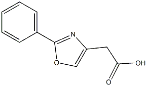 (2-PHENYL-1,3-OXAZOL-4-YL)ACETIC ACID 结构式