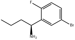 (1S)-1-(5-BROMO-2-FLUOROPHENYL)BUTYLAMINE 结构式