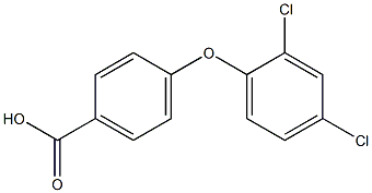 4-(2,4-DICHLOROPHENOXY)BENZOIC ACID 结构式