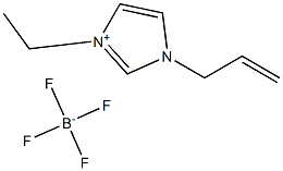 1-ALLYL-3-ETHYLIMIDAZOLIUM TETRAFLUOROBORATE 结构式