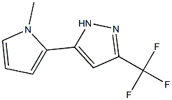5-(1-METHYLPYRROL-2-YL)-3-(TRIFLUOROMETHYL)PYRAZOLE 结构式
