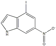 4-IODO-6-NITRO INDOLE 结构式