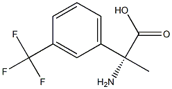 (2R)-2-Amino-2-[3-(trifluoromethyl)phenyl]propanoic acid 结构式