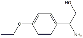 2-AMINO-2-(4-ETHOXYPHENYL)ETHANOL 结构式