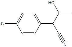 2-(4-CHLOROPHENYL)-3-HYDROXYBUTANENITRILE 结构式