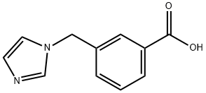 3-((1H-咪唑-1-基)甲基)苯甲酸 结构式