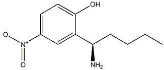 2-((1R)-1-AMINOPENTYL)-4-NITROPHENOL 结构式