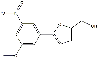 [5-(3-METHOXY-5-NITROPHENYL)-2-FURYL]METHANOL 结构式