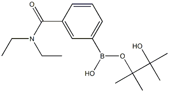 3-(N,N-DIETHYLAMINOCARBONYL)PHENYLBORONIC ACID, PINACOL ESTER 结构式
