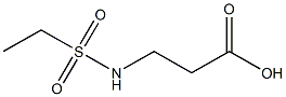 3-乙磺酰氨基丙酸 结构式