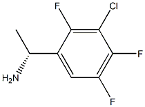 (1R)-1-(3-CHLORO-2,4,5-TRIFLUOROPHENYL)ETHYLAMINE 结构式