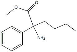 2-Amino-2-phenyl-hexanoic acid methyl ester 结构式