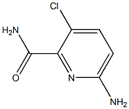 6-AMINO-3-CHLOROPYRIDINE-2-CARBOXAMIDE 结构式