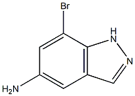 5-AMINO-7-BROMO-1H-INDAZOLE 结构式