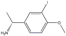 (1R)-1-(3-IODO-4-METHOXYPHENYL)ETHYLAMINE 结构式