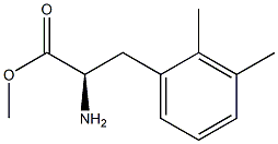 METHYL (2R)-2-AMINO-3-(2,3-DIMETHYLPHENYL)PROPANOATE 结构式