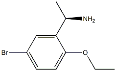 (1R)-1-(5-BROMO-2-ETHOXYPHENYL)ETHYLAMINE 结构式