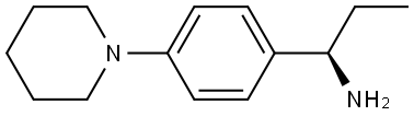 (1R)-1-(4-Piperidylphenyl)propylamine 结构式