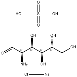 GLUCOSAMINE SULFATE SODIUM CHLORIDE 结构式
