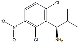 (1R)-1-(2,6-DICHLORO-3-NITROPHENYL)-2-METHYLPROPYLAMINE 结构式