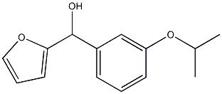 2-FURYL-(3-ISOPROPOXYPHENYL)METHANOL 结构式