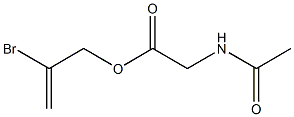 R-N-ACETYL-(2-BROMO)-ALLYL GLYCINE 结构式