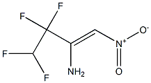 2-AMINO-3,3,4,4-TETRAFLUORO-1-NITROBUT-1-ENE 结构式