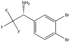 (1R)-1-(3,4-Dibromophenyl)-2,2,2-trifluoroethylamine 结构式