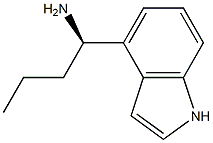 (1R)-1-INDOL-4-YLBUTYLAMINE 结构式
