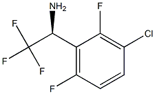 (1S)-1-(3-CHLORO-2,6-DIFLUOROPHENYL)-2,2,2-TRIFLUOROETHYLAMINE 结构式