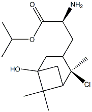 (R)-3-(2'-CHLORO-5'-PICOLYL-3')ALANINE ISOPROPYL ESTER 结构式