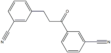 3'-CYANO-3-(3-CYANOPHENYL)PROPIOPHENONE 结构式