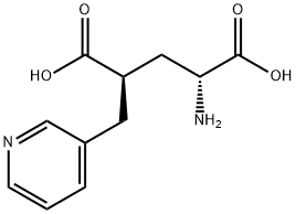 (2R,4R)-2-AMINO-4-PYRIDIN-3-YLMETHYL-PENTANEDIOIC ACID 结构式