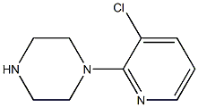 1-(3-氯吡啶)哌嗪 结构式