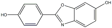 2-(4-Hydroxyphenyl)benzo[d]oxazol-6-ol 结构式