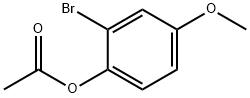 4-ACETOXY-3-BROMOANISOLE 结构式