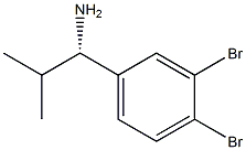 (1S)-1-(3,4-DIBROMOPHENYL)-2-METHYLPROPYLAMINE 结构式