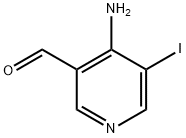 4-氨基-5-碘吡啶-3-甲醛 结构式