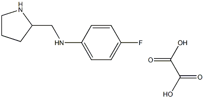 (4-FLUORO-PHENYL)-PYRROLIDIN-2-YLMETHYL-AMINE, OXALIC ACID 结构式