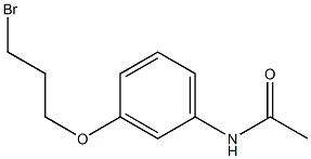 N-[3-(3-BROMO-PROPOXY)-PHENYL]-ACETAMIDE 结构式