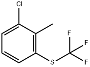 1-CHLORO-2-METHYL-3-TRIFLUOROMETHYLSULFANYL-BENZENE 结构式